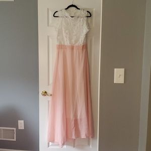 Long beautiful dress.